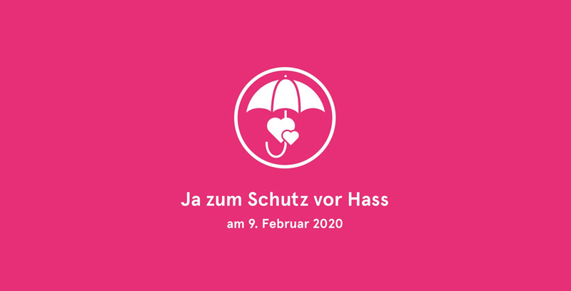 Initiative «Ja zum Schutz vor&nbsp;Hass»
